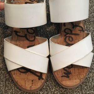 Sam Edelman White Sandals Sz 6.5 - Barely Worn